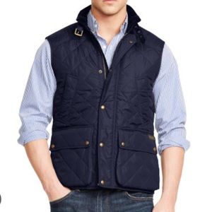Polo by Ralph Lauren Navy Quilted Vest
